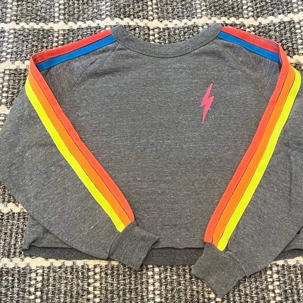 Aviator Nation cropped sweatshirt